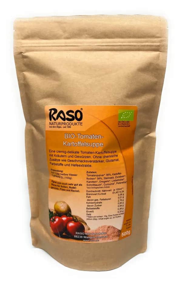 RASO BIO Tomaten-Kartoffelsuppe