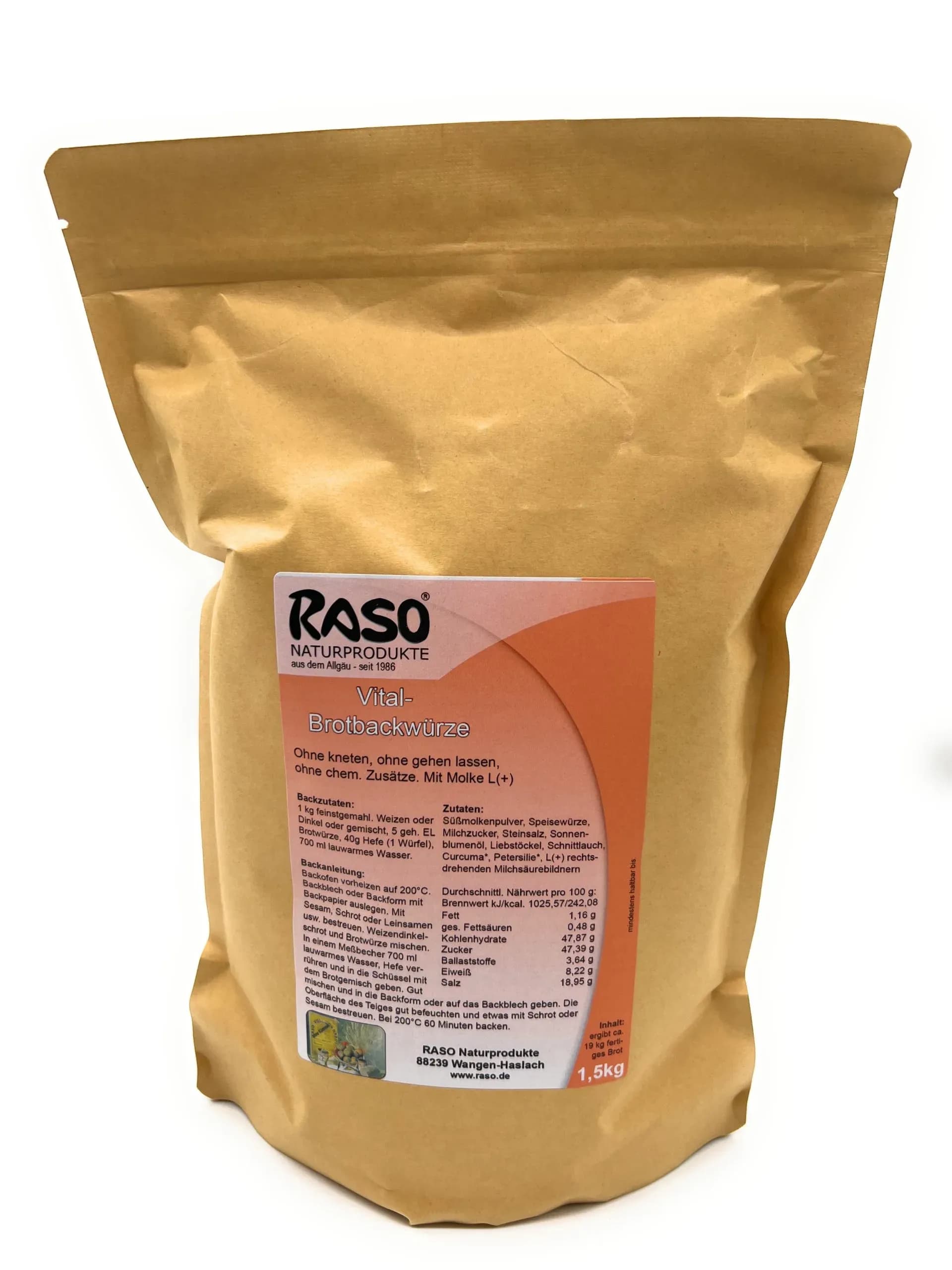 RASO Brotbackwürze - 600 g