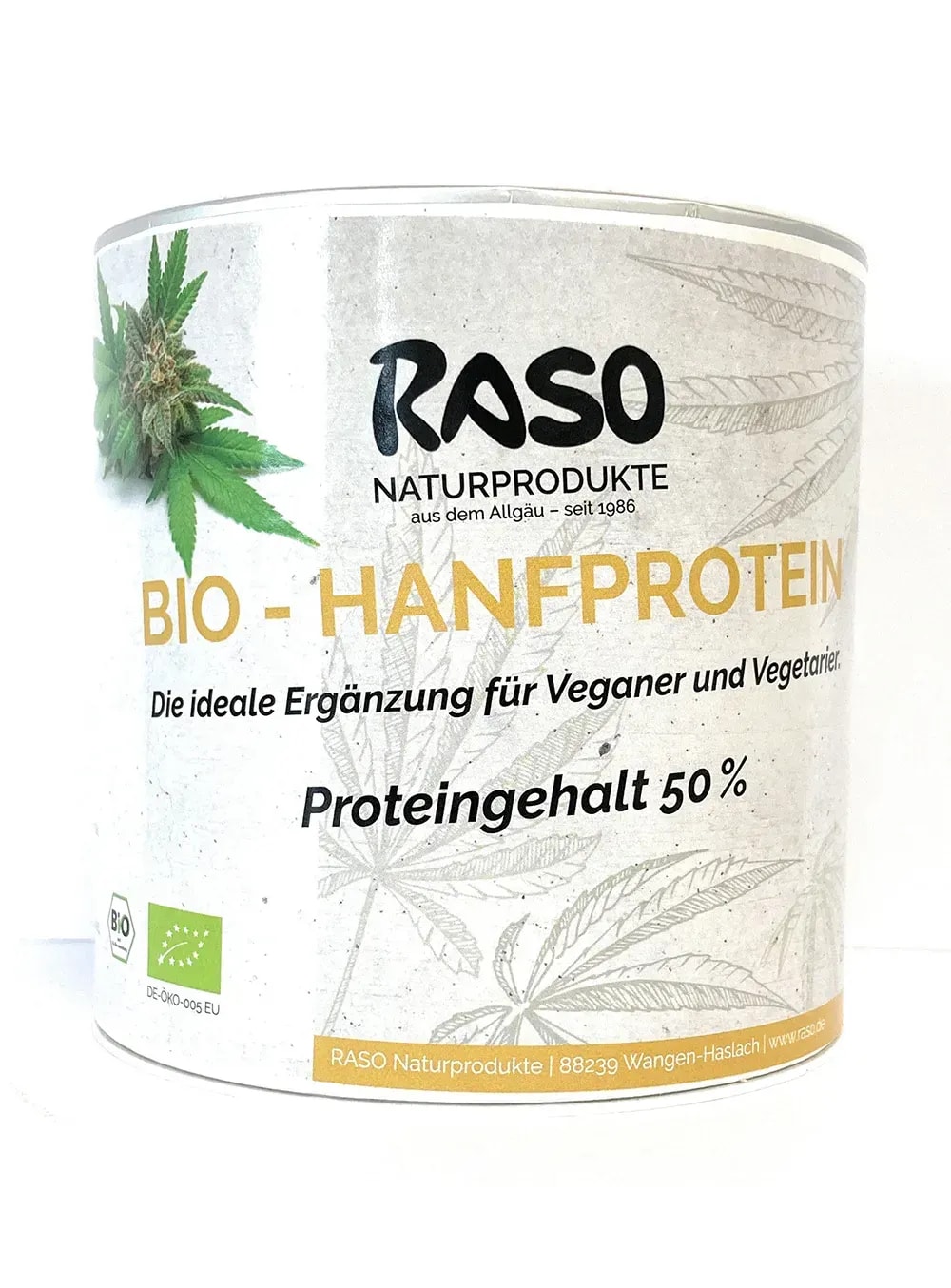 RASO BIO Hanfprotein - 250 g